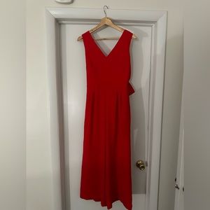Red J Crew Jumpsuit